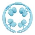 thumbnail image 4 of Voxware Rouleau de Massage pour Jambes à 16 Roues Outil de Massage Fesses Cou Cuisses Dos Rouleau pour Muscles Bleu, 4 of 8