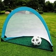 thumbnail image 2 of Mini Football Goal Up Goals for Soccer Goals Portable Net for Kids Indoor Setup Easy Outdoor Quick Training Folding Storage, 2 of 7