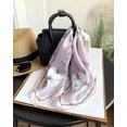 thumbnail image 2 of CAILDANL 100% Mulberry Silk Neck Scarf 21"x21" Small Square Scarfs for Women Gift Packed, 2 of 5