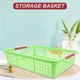 thumbnail image 3 of EIGTHTAIL 3 Pcs Colored Bins for Classroom Paper Organizing Desk and Crafts, 3 of 8