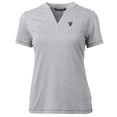 thumbnail image 2 of Women's Cutter & Buck Heather Gray Villanova Wildcats Forge Blade V-Neck Top, 2 of 3