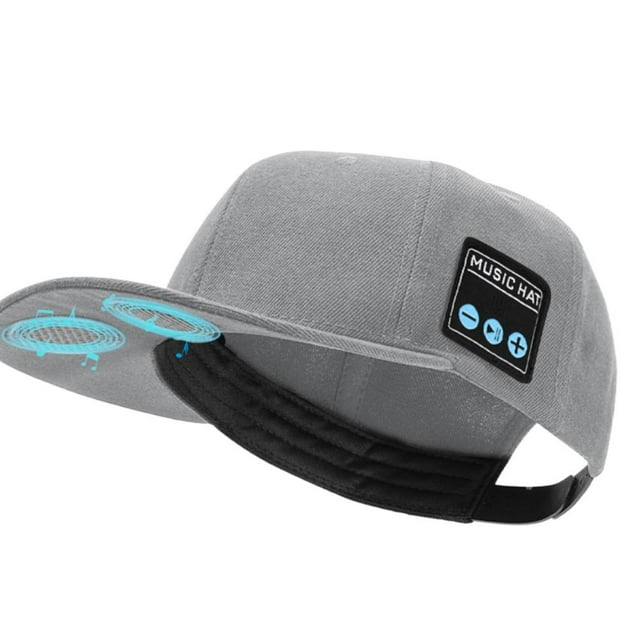 Gorro con Altavoz Bluetooth Bluetooth 5,0, altavoz inteligente inalámbrico, gorra de béisbol para hombres y mujeres, deportes al aire libre, Fitness