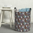 thumbnail image 5 of Forest Cute Owl Laundry Basket, Laundry Hamper Waterproof Laundry Bag Clothes Hamper Laundry Bin with Handles for Bedroom, Living Room, Kids Room-#, 5 of 5