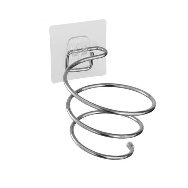Jinsinto Porte-Sèche-Cheveux, Auto-Adhésif en Acier Inoxydable Sèche-Cheveux Mural Sans Perçage