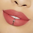 thumbnail image 4 of HOOUN Fake Piercing Fashion C Lip Ring Septum Labret Titanium Steel Simple Jewelry-Black-S, 4 of 9