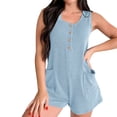 thumbnail image 2 of Timegard Shorts for Women 2pc Plus Size Elastic Waist Loose Soft Pajamas Shorts Homewear Solid Color, 2 of 6