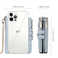thumbnail image 4 of Commodity Castle Small Wallet for Women Slim Bifold Leather Credit Card Holder Wallets Zipper Pocket Coin Purse with ID Window, 4 of 8