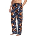 thumbnail image 6 of Sikiie Vintage Blue Fox Family Pajama Pants Men, PJ Bottoms, Sleep & Lounge Pants-Small, 6 of 6