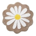 thumbnail image 3 of 2PC Bath Mat Flower Like Carpet Round Rug Water Absorption Non- Floor Mat Stain-Resistant Machine Washable Multi-Scenario Decorative for Bathroom Kitchen Living Room Bedroom, 3 of 15