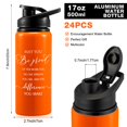 thumbnail image 2 of Botella de agua Bokon de aluminio, 17 oz, reutilizable, a prueba de fugas, a granel, 2 of 6