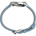 thumbnail image 2 of Timex Women's Modern Easy Reader 32mm Watch – Silver-Tone Case White Dial with Blue Genuine Leather Strap, 2 of 3