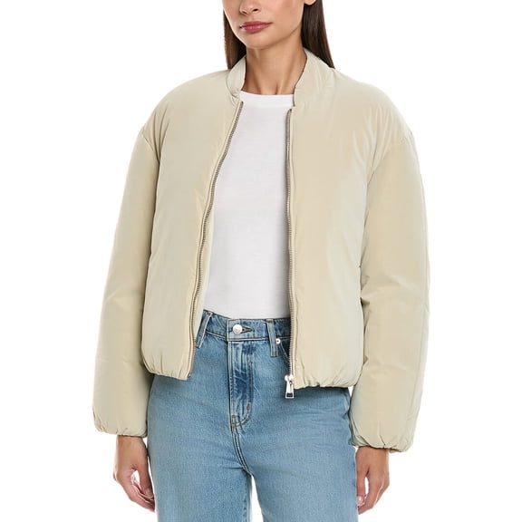 Apparis womens Leni Padded Bomber, l, Brown