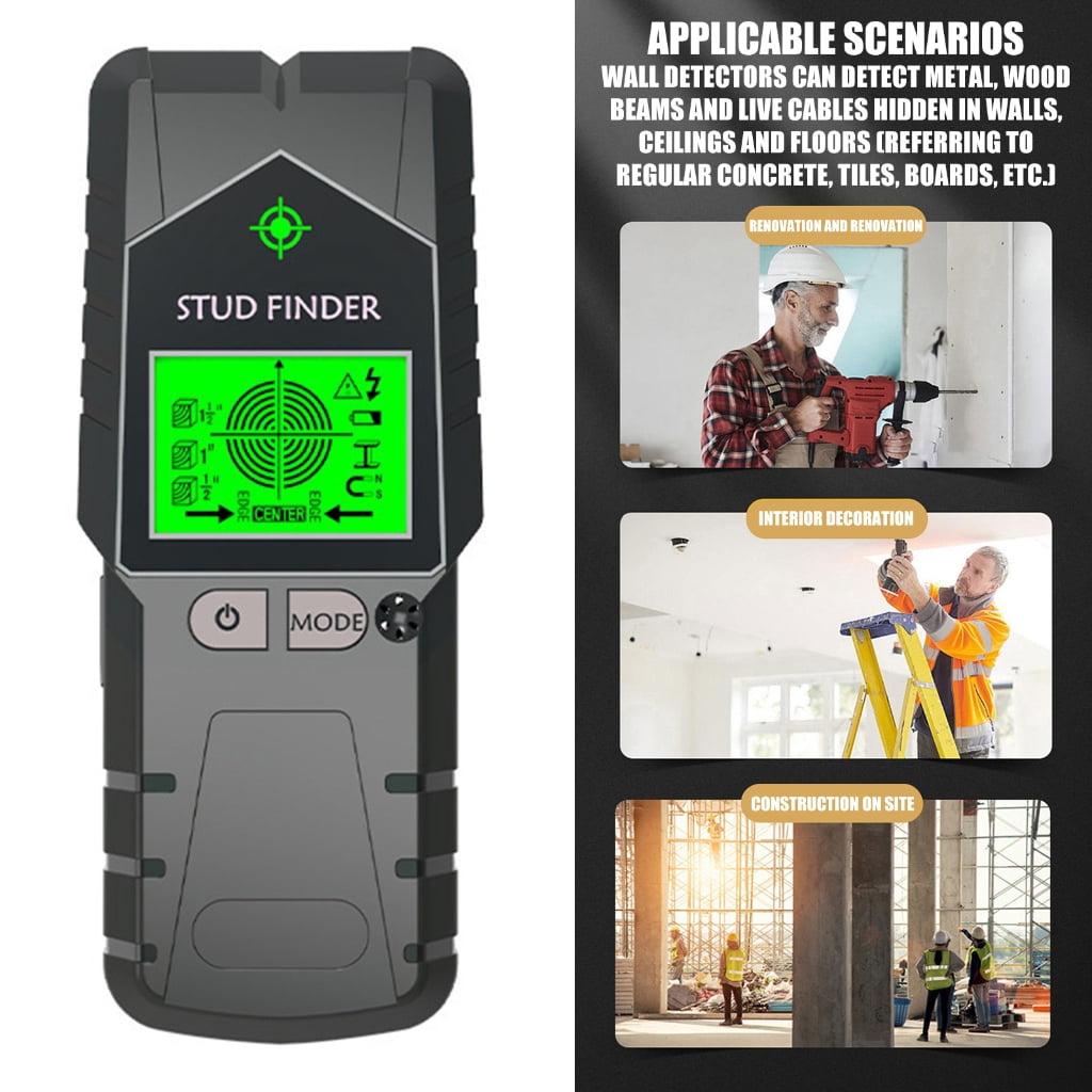 PatungKu Advanced 6 In 1 Electronic Locating Tool Wall Measurement Instrument for House