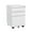 White, variant on Tcbosik 3 Drawer Mobile File Cabinet with Lock, Locking Storage Cabinet with Wheels for Home Office, Metal Mobile Filing Cabinet for Legal/Letter Size, Easy Assembly, Black