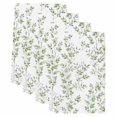 thumbnail image 2 of Green Leaves Kitchen Towels Set of 4, Summer Botanical Elegant Farmhouse Absorbent Dish Towels for Kitchen, Microfiber Hand Towel, Quick Drying Tea Towel for Cleaning Decorative Dishcloths, 2 of 7