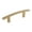 Champagne Bronze, variant on Amerock Cyprus 3 inch (76mm) Center-to-Center Polished Chrome Cabinet or Furniture Pull, 25 Pack