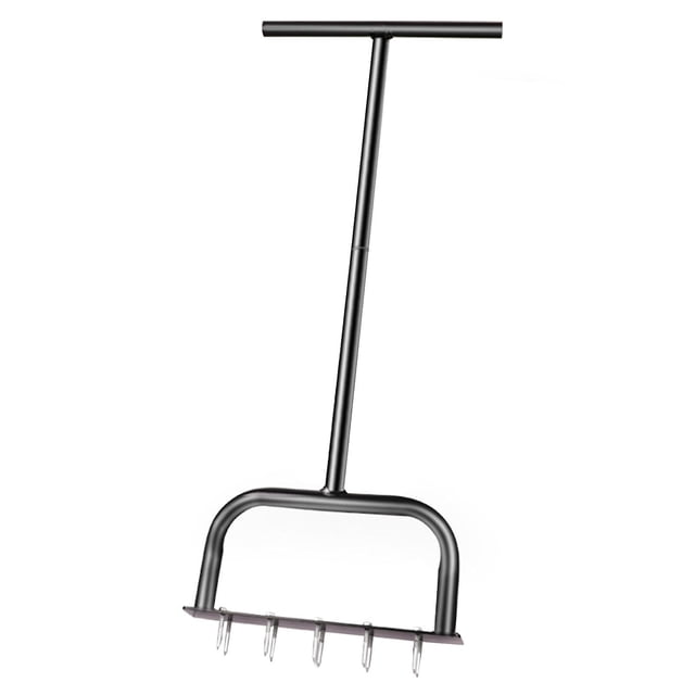 Aireador de césped manual de pie Jardín Rotovator Escarificador de suelo