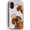 Abstract Shape, variant on "Also Me" Design Custom Pet iPhone 17 Case – 4 Colors & 4 Patterns | YingMart Personalized Pet Portrait Protective Cover for Dog Lovers (DarkBrown, iPhone17, Style4)