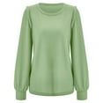 thumbnail image 4 of Cardigans pour Femmes Nouveau Cardigan à Manches Longues Tricoté Mode Col Rond Couleur en Liquidation, 4 of 9
