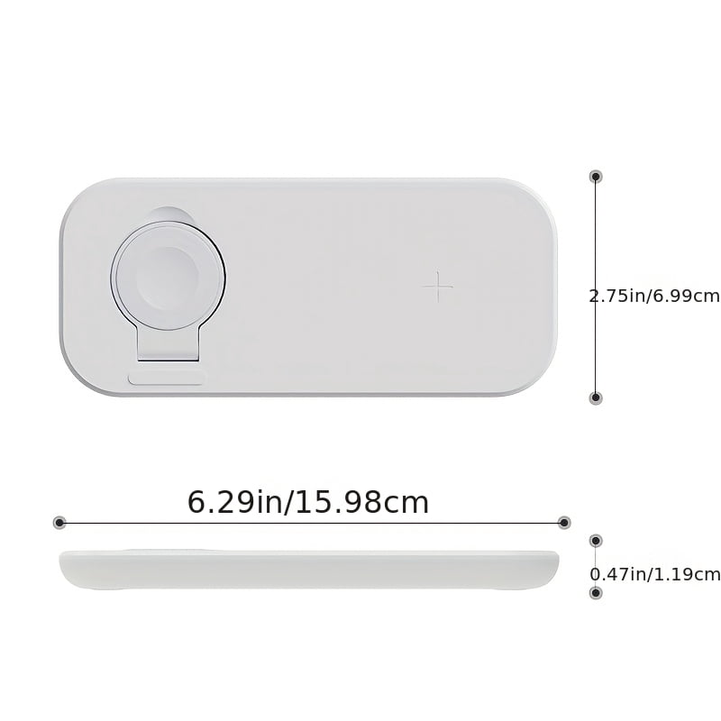 The 2-in-1 Wireless Charger for Mobile Phones Is Suitable for iPhone Models 17/16/15/14/13/12 And for Apple Watches Suitable for Samsung S25/ Suitable for Samsung Watches