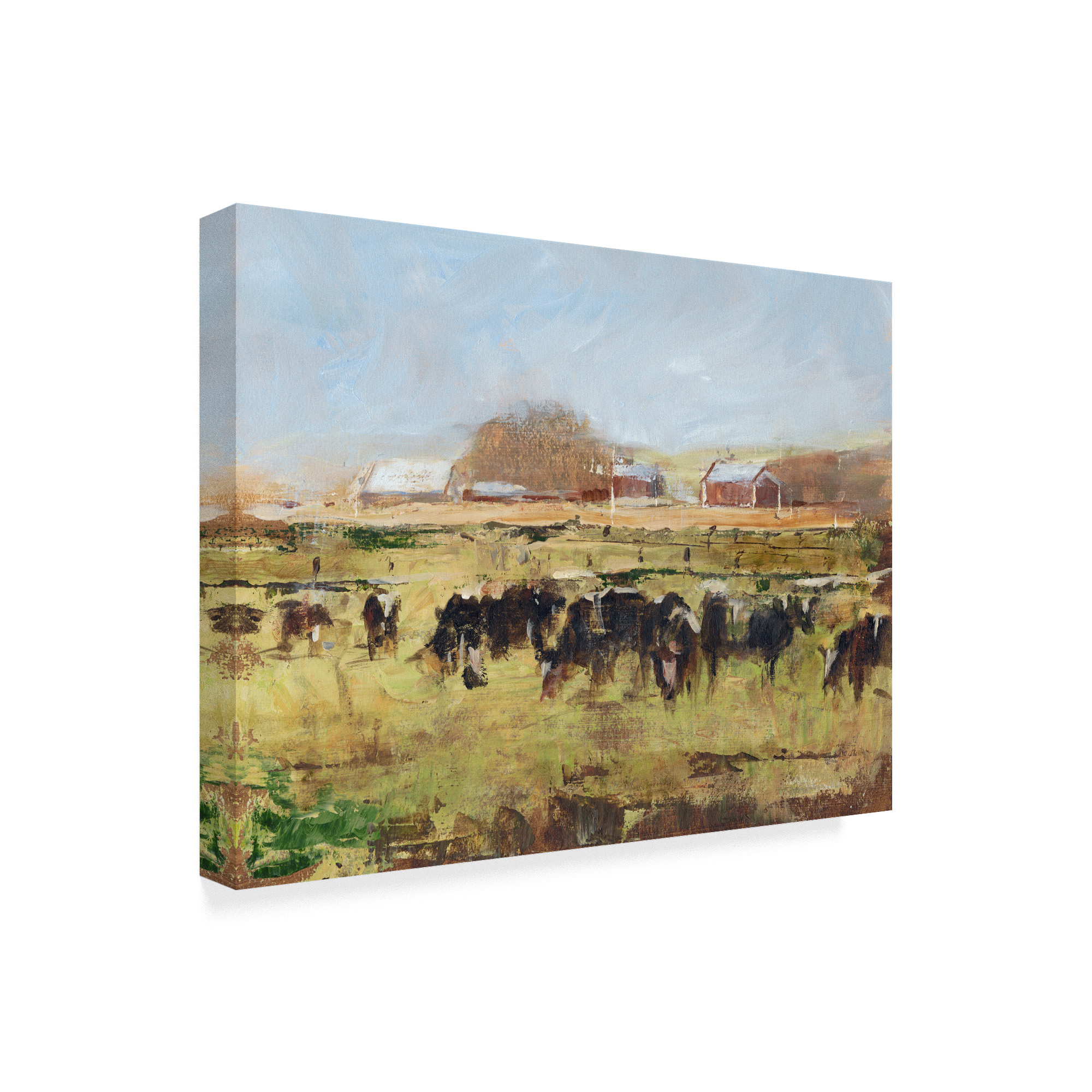 Trademark Fine Art 'Out to Pasture II' Canvas Art by Ethan Harper