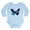 Sky Blue, variant on CafePress - Galactic Butterfly Body Suit - Long Sleeve Cotton Baby Bodysuit