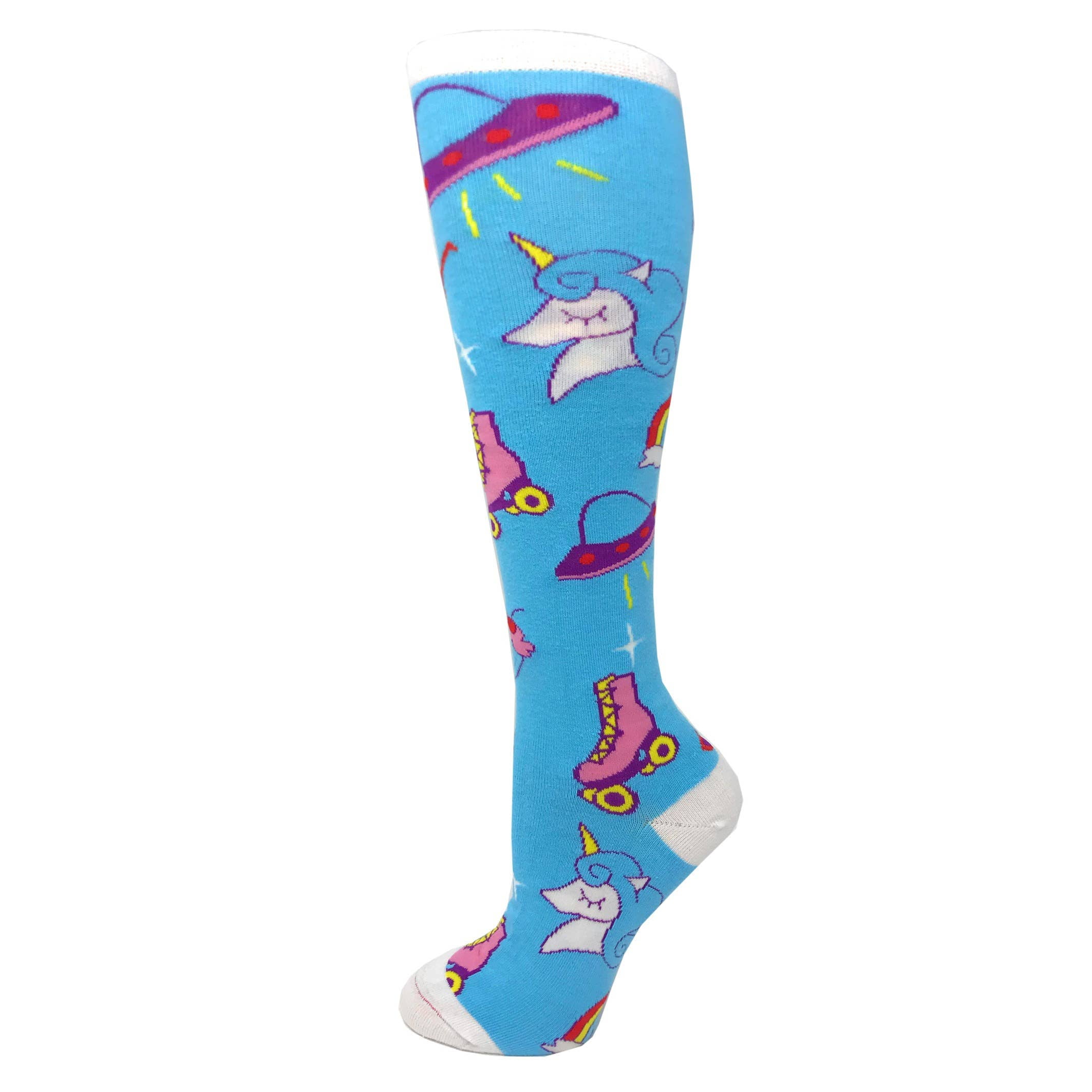 Oooh Yeah Women's Funny Novelty Knee High Socks, Crazy Cool Fashion