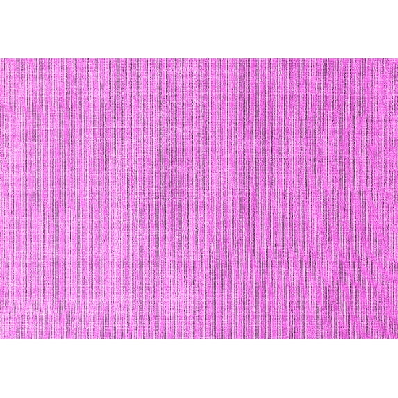 Ahgly Company Indoor Rectangle Solid Pink Modern Area Rugs, 7' x 9'