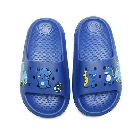 

AnuirheiH Children s Slippers Boys And Girls Baby Cute Soft Bottom Cartoon Slippers Bathroom Non-slip Sandals 4-6$ off 2nd