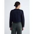 thumbnail image 4 of Free Assembly Women's Puff Sleeve Cropped Jacket with Long Sleeves, Sizes XS-XXL, 4 of 6