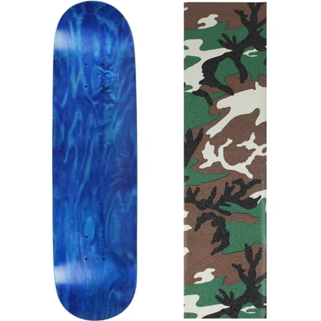 skateboard deck pro 7-ply canadian maple stained blue with griptape 7.5  - 8.5 price history on PriceWatchPro