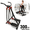 Black, variant on 【LuckyNote】Air Walking Elliptical Machine, Foldable Cardio Cross Trainer with LCD Display, Full-Body Low-Impact Exercise for Home Gym, Black