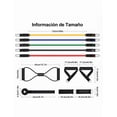 thumbnail image 5 of 150lbs Kit Xtellar De Bandas De Resistencia Ligas Para Ejercicio 12pzs Ejercicios, 5 of 5