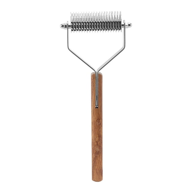 Oubit Dog Rake Comb,Dogs Grooming Rake Multipurpose Dog Rake Brush Pet Hair Removal Brush High-Precision Functionality