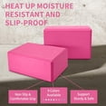thumbnail image 6 of Yoga Block 2 Pcs, Yoga Brick Foam Blocks EVA Foam Block, Soft Non Slip Surface with Bevel, Yoga Accessories for Stability, Balance and Deep Stretching, for Yoga, Pilates, Stretching and Toing, 6 of 8