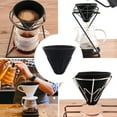 thumbnail image 2 of FRCOLOR Coffee Filter 2 Pcs Silicone Coffee Filter Reusable Coffee Funnel Practical Coffee Strainer,4.13"X4.13"X3.94", 2 of 4