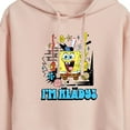 thumbnail image 3 of SpongeBob SquarePants - I'm Ready - Juniors Cropped Pullover Hoodie, 3 of 6