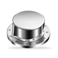 thumbnail image 4 of Mechanical Kitchen Timer Portable Small Refrigerator BBQ Countdown Chef Tool Stainless Clock Reading Timing Device Office Bakery Accessories White, 4 of 8