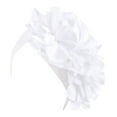 thumbnail image 2 of Baqcunre Headbands for Women, Womens Casual Big Flowers Solid Head Hat Cap Headwear Muslim Turban Cap Slouchy Headwear, Bandanas for Women, Bandanas for Men, 2 of 4