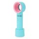 thumbnail image 2 of Ventilador de mano sin aspas, 3 niveles ajustables, batería de 2000 mAh, portátil, con soporte de base para niños y estudiantes, color verde, 2 of 12