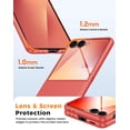 thumbnail image 4 of Funda GooseBox para Samsung Galaxy Z Flip 7, delgada, color rojo coral, 4 of 8