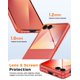 thumbnail image 4 of Funda GooseBox para Samsung Galaxy Z Flip 7, delgada, color rojo coral, 4 of 8