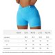 thumbnail image 2 of Pantalones cortos de entrenamiento para mujeres levantando la cintura alta (l) azul, 2 of 6