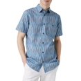 thumbnail image 1 of Mantaray - Camisa Ocean de Rayas para Hombre (Azul Claro), 1 of 3