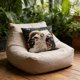 thumbnail image 4 of Funda de Almohada Corta de Peluche con Diseño de Cabeza de Cabra Loca, con Estampado de Animales Salvajes de Una Sola Cara, Ideal para Decorar El Sofá o La Cama., 4 of 7