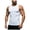 White, variant on Compression Shirt Men Slimming Body Shaper Vest Crewneck Workout Shirts Tummy Control Undershirts (White, L)