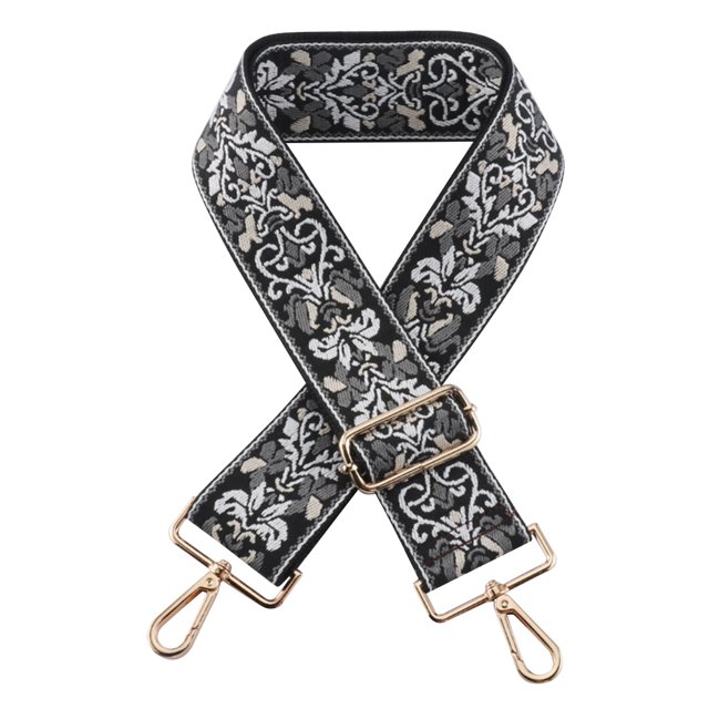 Bandolera Cinturón de Bolso de 5 cm Correas de hombro anchas ajustables Piezas de Bolso más gruesas (gris grafito)
