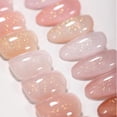 thumbnail image 5 of FeiKong BORN PRETTY Esmalte de uñas en gel transparente nude, 10 ml, barniz de cristal con purpurina semipermanente para decoración de uñas en casa, 5 of 5