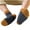 Dark Gray, variant on Circulation Compression Socks for Women Men Winter Men Coral Fleece Socks Middle Tube Sleeping Home Solid Stocking Breathable Casual Socks