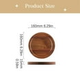 thumbnail image 6 of Acacia Wood Cake Stand Turntable, Rotating Dessert Serving Platter 16 cm for Cake Cheese Display, 6 of 7